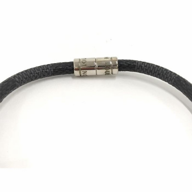 LOUIS VUITTONダミエ・グラフィットブレスレット・バングル 美品