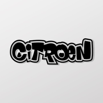 CITROEN/HHP/車貼 SunBrother孫氏兄弟 3M 反光貼紙 防水貼紙 車貼貼紙