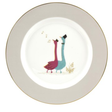 Sara Miller皮卡迪利系列-20CM盤(高歌鵝)