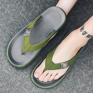 潮流沙灘外穿防滑防臭越南人字拖
