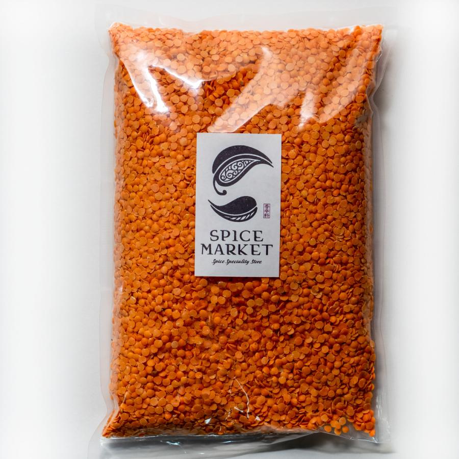 レンズ豆 皮なし 1kg マスールダール Red Lentil レッドレンティル Masoor Dal 豆 業務用