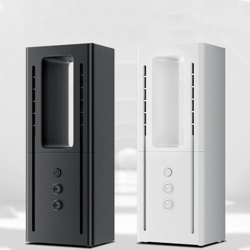 家用桌面冷暖風機 便攜無葉冷暖風扇 迷你桌面製冷器 立式無葉風扇