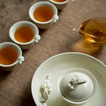 云窩手雕整套功夫茶具套裝家用客廳高端功夫中式蓋碗小套單人精致