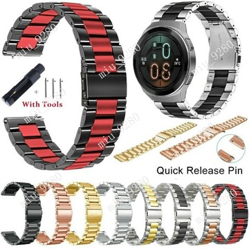 通用智能快拆錶帶腕錶帶18 22 20 24mm 實心不銹鋼 三星S2/S3/華為1/2/MOTO 360/華米適用
