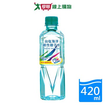 台鹽海洋鹼性離子水420ML【愛買】