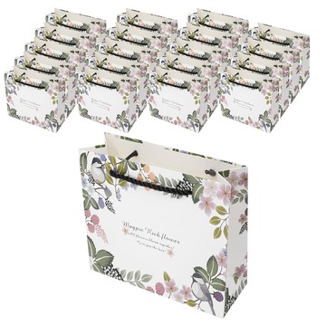 Lead HOMI 可愛花卉覆膜禮品袋 小款  多色  20個