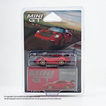 免運✨MINI GT 1060 保時捷911 GT3 RS合金模型車 1/64汽車跑車模型 收藏模型 交換禮物 居家擺飾