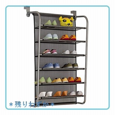 Sihostk シューズ 収納 シューズラック 壁掛け 6段 靴収納 靴棚 収納棚 壁掛け ドアの後ろ 多層 大容量 省スペース 組立簡単 幅56 奥 通販 Lineポイント最大get Lineショッピング