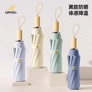 臺灣出🔥🔥超大號四人大傘摺疊男女晴雨兩用太陽傘遮陽防曬防紫外線高爾夫傘