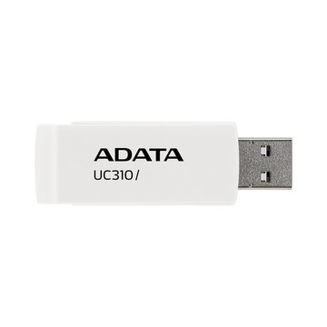 ADATA 威剛 UC310 128GB USB3.2 無蓋旋轉隨身碟 白色  1個