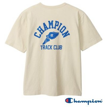 Champion 官方直營 CASUAL 印花短袖TEE-米色(C3-B335-710)