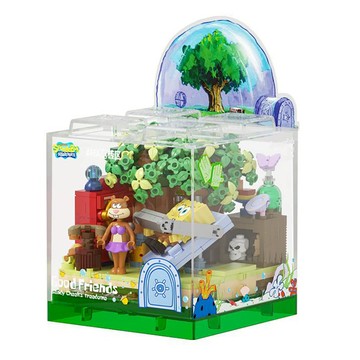 AREAX磚區 海綿寶寶 BOX系列-圓頂樹屋 SB82119