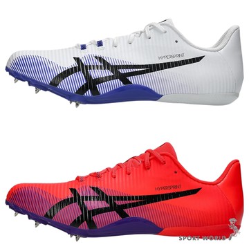 Asics 亞瑟士 田徑釘鞋 男鞋 女鞋 短距離 HYPERSPRINT 8 白/紅【運動世界】1093A197-101/1093A197-600