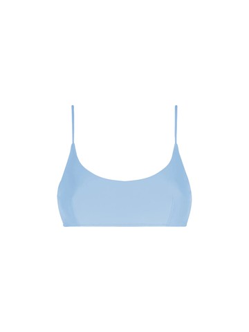 MC2 Saint Barth Woman Light Blue Bralette Beach Top Judy