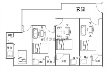 嬸嬸的家科博館旁/全新整理四大套房收租 ｜台中市北區民權路
