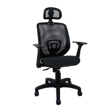 台灣製造 SGS認證 OD-02 透氣辦公椅-藍（63*48*113cm）_廠商直送