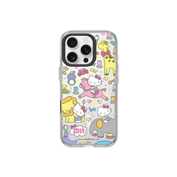 RHINOSHIELD iPhone 14/Plus/Pro/Max Clear MagSafe兼容 透明防摔磁吸手機殼｜Hello Kitty-樂遊動物園