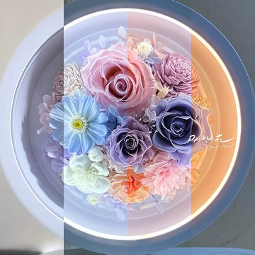 【那些花】永生花無線充電檯燈/桌燈/三合一功能/藍芽音箱