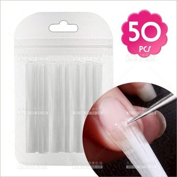 美甲延長膠假指甲延甲纖維絲-50入[66575]指甲彩繪裝飾專用