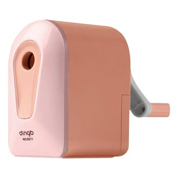 dingbo 小摩登五段大小通用削筆機 顏色隨機 1台  藍色 + 橘粉-顏色隨機