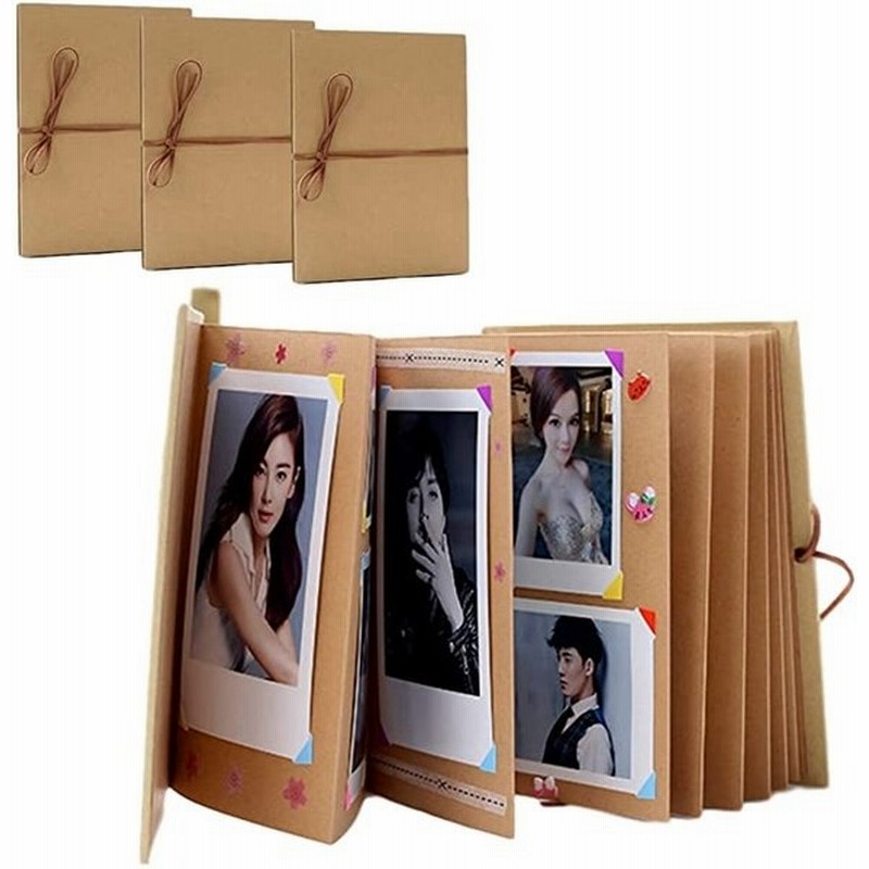 手作りアルバム 2冊 3冊セット アコーディオン式 誕生日 台紙 スクラップブック すくらっぷブック ブラウン 3冊セット 通販 Lineポイント最大get Lineショッピング