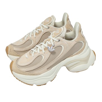 [ACS] adidas 愛迪達 休閒鞋 Ozvenuz W 女鞋 米 白 厚底 增高 老爹鞋 膠底 KI0558