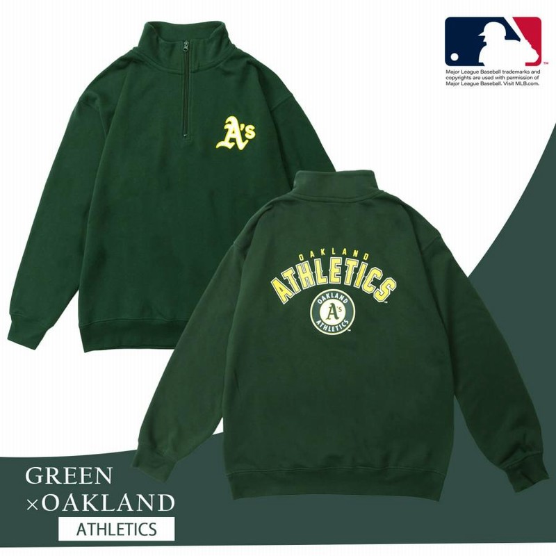 MLB スウェット ハーフジップ トレーナー メンズ レディース 長袖 裏毛 メジャーリーグ オーバーサイズ ヤンキース ドジャース 別注 MLB スウェット ハーフジップ トレーナー メンズ レディース