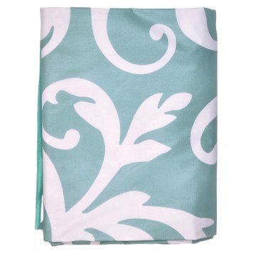 Casa Bella 美麗家居 北歐風防水桌巾  140 x 90cm  淺藍蕨葉  1個