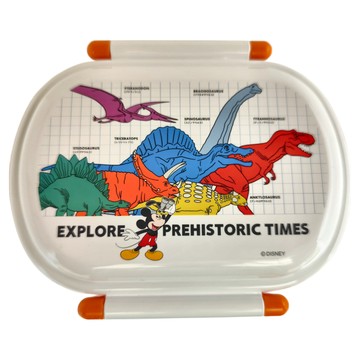 Skater M/K 恐龍抑菌樂扣塑膠便當盒 667633 14.8 x 12.3 x 5.6cm 360ml  1個