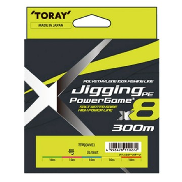TORAY 東麗 JIGGING 鐵板用PE X8 全日本製 PE線 Power Game 高強度釣魚線  3號(300m)  1個