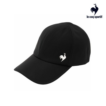 【LE COQ SPORTIF 法國公雞】男女款黑色休閒棒球帽 帽子LJV03304