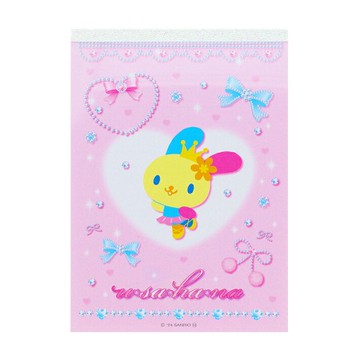 【震撼精品百貨】U-Sa-Ha-Na_花小兔 ~ 日本SANRIO三麗鷗 花小兔 A6方形便條本100枚入-芭蕾*78633