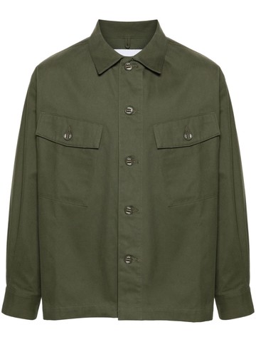 WTAPS - CBW cotton twill shirt - men - Cotton - L - Green
