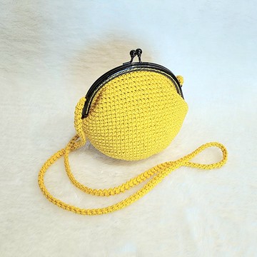 客製 斜背式口金小包 素色/配條/色塊 自由搭配