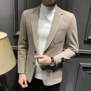 小西服韓版修身帥氣單件西裝外套男士休閑便西上衣男潮流單西男裝