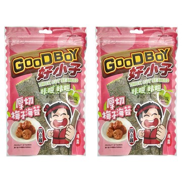 好小子 厚切海苔 梅子風味  28g  2包