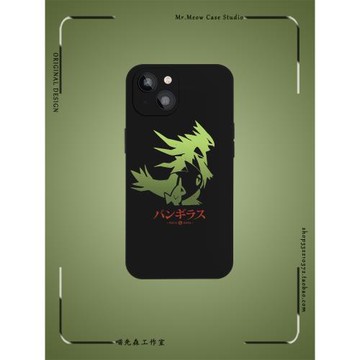 班基拉斯小眾簡約寶可夢手機殼XS適用iPhone16液態硅膠13光面玻璃12全包14蘋果15ProMax神奇寶貝Plus安卓軟殼