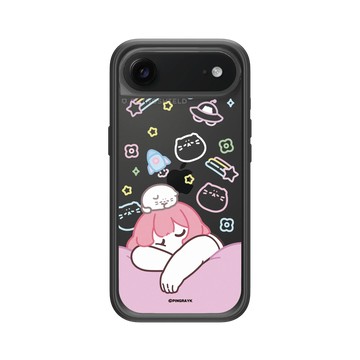 iPhone Air Mod NX -邊框背蓋組合 (相機按鈕) 黑 - 於是日常了 - 睡吧，夢裡什麼都有