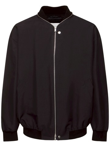 Zipped Bomber Jacket