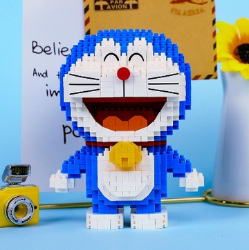 預購【遊戲家】多啦A夢變裝秀 鑽石積木 微型積木 - 站姿多啦A夢