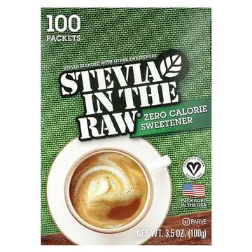 In the Raw, Stevia In The Raw®，零熱量甜味劑，100 包，3.5 盎司（100 克）