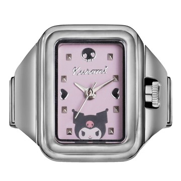 【HELLO KITTY】酷洛米 可愛俏皮戒指錶 銀 LK713LWVI-A_20mm