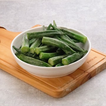 【巧食家】冷凍秋葵-整支X2包 (1KG經濟量販包)