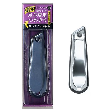 日本【Green bell】綠鐘 NC131 專利鍛造不銹鋼 足用指甲剪 - 斜口【P1TL0057SIL0000】
