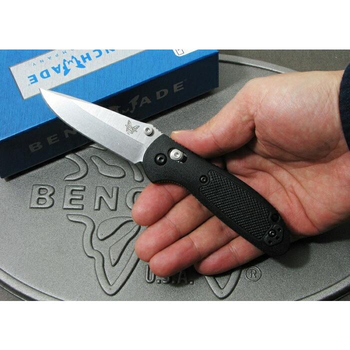 ベンチメイド 556-S30V ミニ・グリップティリアン シルバー直刃 ,折り畳みナイフ BENCHMADE 日本正規品