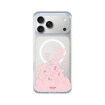 iPhone 17 Pro Max ClearX (MagSafe 兼容) 冰透藍 - KINGJUN - 滿滿的愛