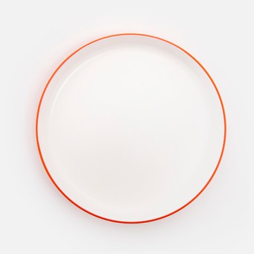 tak. 兒童圓型餐盤20cm 橘