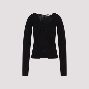 Acne Studios Ribbed Cotton Cardigan