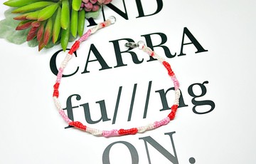 手編蠶絲蠟線素款 <旋轉美麗> //可以自選顏色//