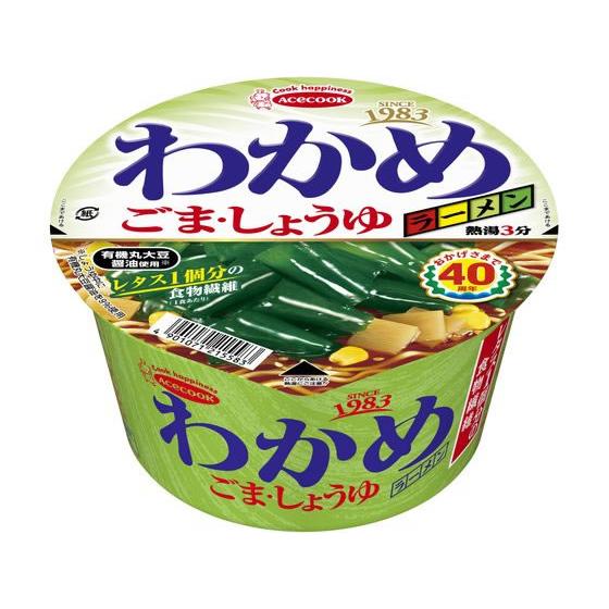 わかめラーメン ごま・しょうゆ 93g　エースコック